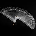 thumbnail image 5 of 8 Set Total 400 Tips Clear Nail Swatches Sticks, Nail Art Supplies Practice Sample Color Display Board for Nail Art Polish Display and Home DIY, Transparent, 5 of 5