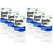 6 Pack - TRP Gentle Eyes Lubricant Eye Drops, Fast Long Lasting Relief, Moisturizing, 0.5 fl oz