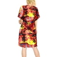 thumbnail image 2 of HAPPY BAY Women's Summer Loungewear OverSize Caftan Mini Casual Sundress for Women 2X-3X Sunset, Palm Tree, 2 of 5