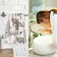 thumbnail image 7 of Dreamtimes Block Cows Patterned Hand Towels 2 PCS, Cotton Bath Towel for Drying Face Hands Body Decorative Water Absorbent Lightweight Towels for Bathroom Ktichen Travel Gym,16"x28", 7 of 7