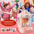 thumbnail image 3 of Machine à Griffes pour Enfants Mini Distributeurs Automatique Attrape-Bonbons Distributeur de Prix Jouets pour Filles Garçons Machine de Jeu d'Arcade Électronique à Griffes pour Fête Anniversaire Cadeaux de Pâques avec Lumières Son&20 Min, 3 of 5
