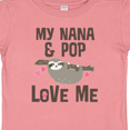 thumbnail image 4 of Inktastic Nana and Pop Love Me Sloth Girls Baby T-Shirt, 4 of 5