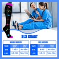 thumbnail image 2 of 3 Pairs Copper Compression Socks for Women & Men Circulation 15-20 mmhg - Better Blood Flow, Swelling, Best Support for Medical, Running, Nursing, 2 of 6