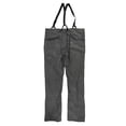 thumbnail image 2 of Rogue State Mens With Suspenders Casual Trouser Pants charcoal 33x34, 2 of 2