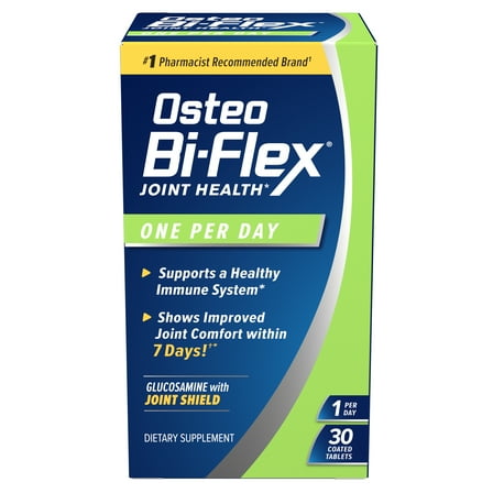 Osteo Bi-Flex One Per Day Joint Health Dietary Supplement Glucosamine HCI and Vitamin D3, 30 Count
