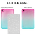 thumbnail image 2 of ELEHOLD Glitter Case for Samsung Galaxy Tab A8 10.5 (2022) Slim Thin Clear Anti-Scratch Shockproof Full Body Protective Gradient Glossy Back Case for Galaxy Tab A8 (X200/X205),Red Blue, 2 of 8
