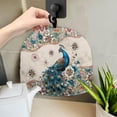 thumbnail image 5 of HELLHERO Peacock Tea Cozy Keep Warm Heat-Proof Teapot Dust Cover, 5 of 8