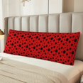 thumbnail image 2 of Balery Ladybug Pattern Funda Protectora para Almohada Corporal de Algodón Hipoalergénico con Cierre(55 x 21 pulgadas), Almohadas No Incluidas, 2 of 7