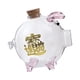 thumbnail image 5 of Hucha de cristal con forma de cerdito, adorno para ahorrar dinero, tarro para guardar monedas, ideal para la ducha, para niños y niñas, de escritorio. Rosa, 5 of 9