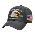 thumbnail image 2 of WKSCLPAI US 250th Anniversary Baseball Cap, Bald Eagle Flag Pattern Printed Patriotic 1776-2026 Adjustable Unisex Hat for 4th of July & USA 250 Year Celebrations, Black, 2 of 8