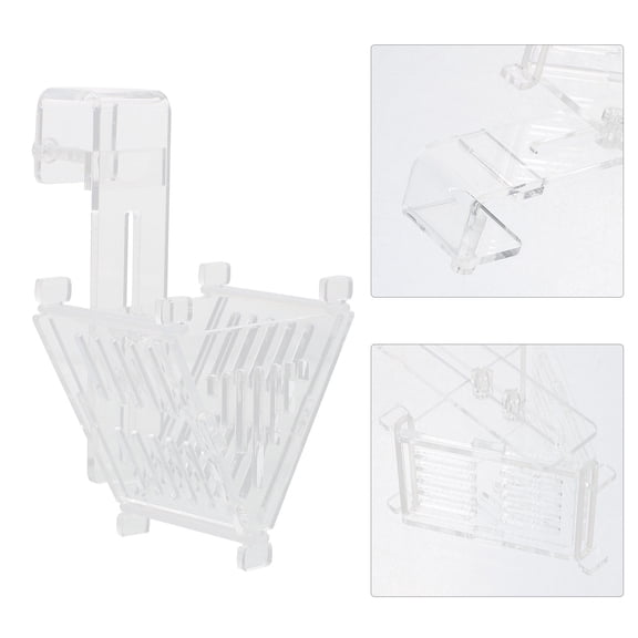 IBASETOY Bright Acrylic Fish Feeder for Aquarium Coral Pond Automatic Feeder with Easy Cleaning Design