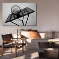 thumbnail image 6 of Basketball Sports Monochrome Canvas Poster Bedroom Decor Sports Landscape Office Room Decor Gift,Frame-style,20x30inch(50x75cm), 6 of 8