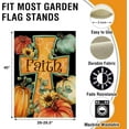 thumbnail image 2 of Fall Religious Christian Cross Large Decorative House Flag Autumn Faith Pumpkin Sunflower Yard Garden Outside Decor Thanksgiving Seasonal Burlap Outdoor Home Decoration Double Sided 28 x 40, 2 of 6