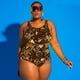 thumbnail image 5 of Nuevo traje de baño transfronterizo de una pieza de talla grande para mujer europea y americana yeacher Traje de baño, 5 of 6