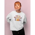 thumbnail image 2 of Halloween Time. Groovy Style Sweatshirt Women -Image by Shutterstock, Female 4X-Large, 2 of 4