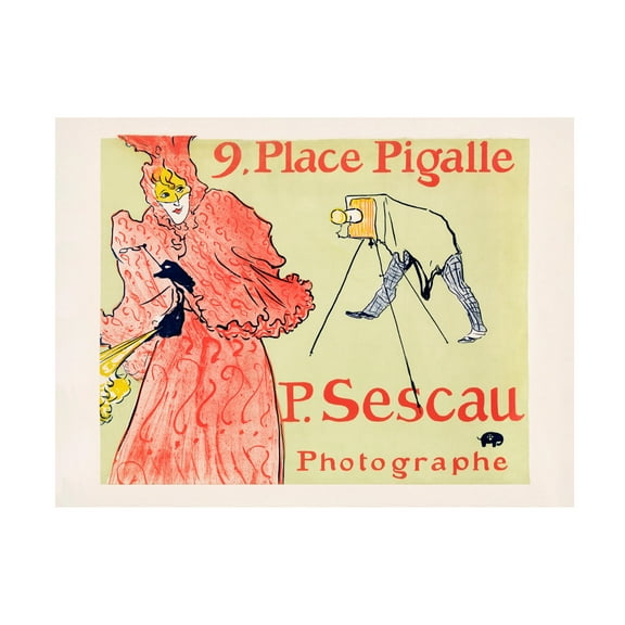 Trademark Fine Art Pictufy   Le Photographe Sescau 1894 Canvas Wall Art