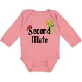 thumbnail image 3 of Inktastic Second Mate pirate with parrot and bandanna Boys or Girls Long Sleeve Baby Bodysuit, 3 of 5