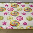 thumbnail image 6 of Ambesonne Dessert Place Mats Set of 4, Yummy Candy Lollipop, Standard Size, Multicolor, 6 of 6