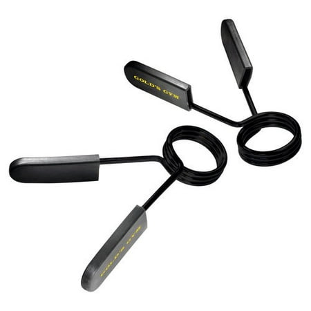 Gold's Gym Olympic-Sized Spring Collar Clips with Rubber