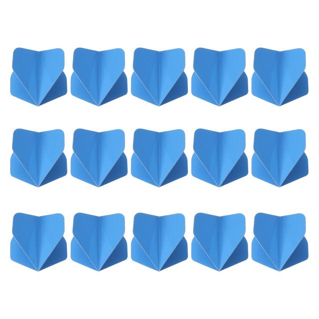 Unique Bargains Standard Dart Flights, 30 Pack Flights Blue