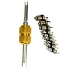 Core Remover Jigs Wrench repairing service Tire Remover A/C Installer Tool for Vehicle A/ystems Repair Golden