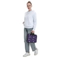 thumbnail image 7 of Lsque Christmas Purple Snowflakes Pattern Laptop Bag – Portable & Slim Single-Shoulder Computer Case with Adjustable Strap, Protective, Lightweight for 13”/14”/15.6” Laptops, 7 of 7