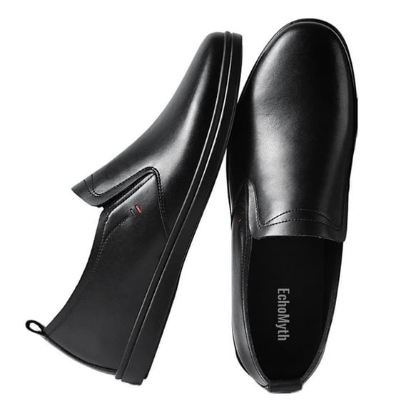 EchoMyth Leather shoes, Men's Faux Patent Leather Tuxedo Dress Shoes Classic Lace-up Formal Oxford