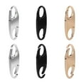 thumbnail image 1 of CNKOO 6 Pcs Pince de Fermeture Éclair pour Sac à Dos - Argent + Noir + Or, 1 of 6
