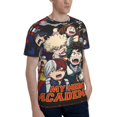 thumbnail image 5 of Mens My Hero Academia 3d Print T-Shirt Crewneck Short Sleeve Tee Shirt, 5 of 7