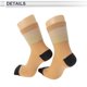 thumbnail image 5 of Calcetines de ciclismo Unique Bargains que absorben el sudor, calcetines para bicicleta al aire libre, color beige y negro, tamaño XL, neutros y universales, 1 par, 5 of 7