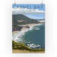 thumbnail image 2 of Carmel Bay, California, Coastal Scene (16x24 Giclee Gallery Art Print, Vivid Textured Wall Decor), 2 of 3