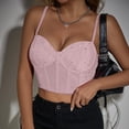 thumbnail image 2 of adviicd V Neck Tank Tops for Women Womens Sleeveless Racerback High Neck Casual Basic Cotton Ribbed Fitted Tank Top(Pink,M), 2 of 9