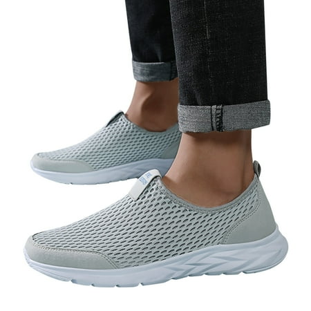 Mepaouo Womens Slip on Shoes Mesh Breathable Casual Walking Shoes Comfortable Running Shoes