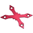 thumbnail image 1 of Unique Bargains Joint de Planche à Roulettes Protecteur de Pont Longboard Anti-Fuite Matériel Protecteur Rouge Forme x, 1 of 5