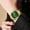 Green Gold, variant on Men's watch, business casual steel chain men's quartz wristwatch, dual calendar for month and week, waterproof watch, gold simple design for men