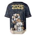 thumbnail image 2 of Happy New Year Bichon Frise Welcome 2025 Balloon Firework Party All Over Print 3D Baseball Shirt Bichons Dog Lovers Gifts Idea Softball Sport - 01014, 2 of 6