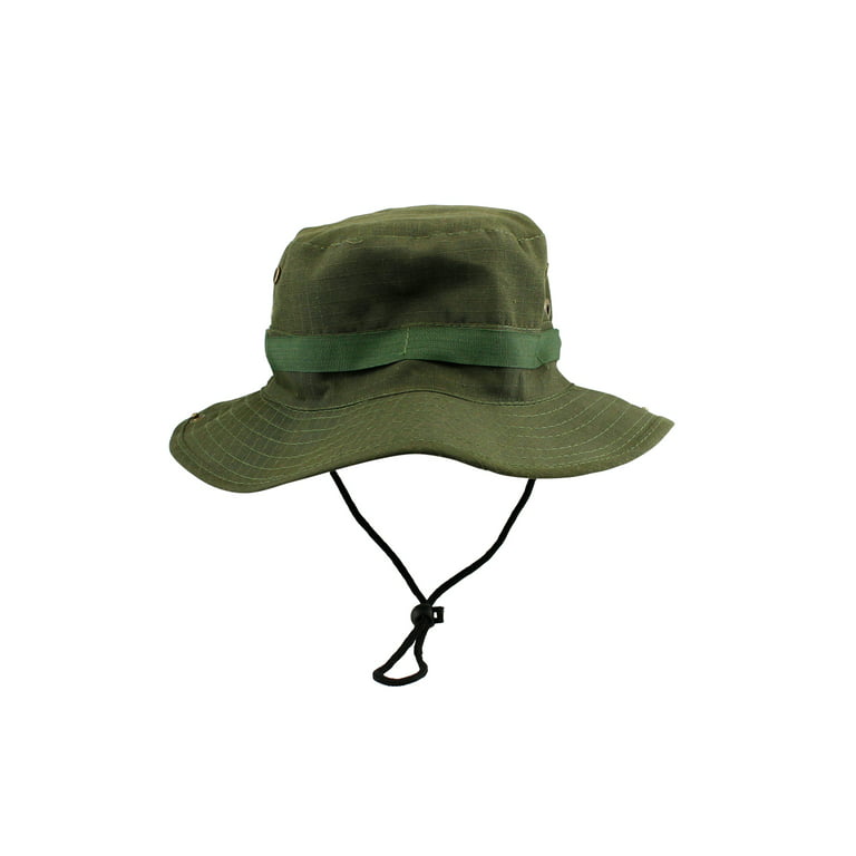 Fishing Hunting Bucket Hat Boonie Outdoor Cap Washed Cotton Safari Summer  Men