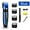 Blue, variant on Totoro Hero Electric Hair Clipper Wireless Professional Trimmer LED Display Ceramic Blade Household Low Noise Men Hair Clipper Haircut Tool