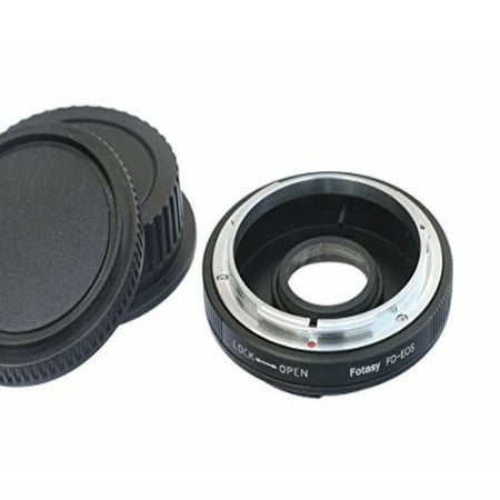 Fotasy EFFD Canon FD FL Mount Lens to Canon EOS EF Mount Camera Adapter with Glass (Best Fd Mount Lenses)