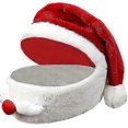 thumbnail image 4 of Christmas Motorcycle Helmet Cover Hat Plush Helmet Cover Universal Size (Helmets Not Included), 4 of 4