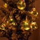 thumbnail image 4 of Xihbxyly Guirnalda de Bolas Navideñas Led, Luces Decorativas Transparentes, 50 Led de Luz Blanca Cálida, Ideal para Decorar Árboles de Navidad y Mesas, Fiestas, 4 Metros de Largo, 10 Bolas Colgantes., 4 of 7