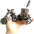 thumbnail image 4 of Accesorios Creativos De Almacenamiento De Escritorio De Oficina, Portalápices De Metal Harley The Motorcycle Loves Negro, Idea De Regalo Muy Genial, 4 of 5