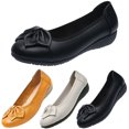 thumbnail image 5 of XIMIN Women's Flats Mesh Shoes Faux Suede Round Toe Ballet Dressy Non Slip Solid Color Comfortable Breathable Slip On Walking Casual Shoes Footwear (7, Black), 5 of 5