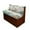 Butterfly Flower, variant on XYZCANDO Butterfly Floral RV Dinette Cushion Covers Universal Camper Accessories for Inside Sofa Covers Washable Washable Couch Cover 2 Cushion Sofa 1 Backrest Cover and 1 Bench Cover White