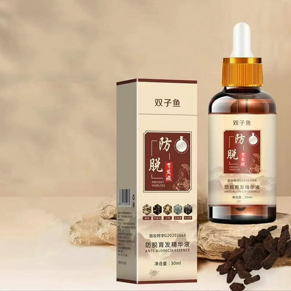 Suero para el crecimiento del cabello 30ml | Tratamiento rápido contra la caída del cabello | Fortalece las raíces y controla la grasa del cuero cabelludo | Fórmula herbal nutritiva para cabello