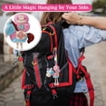 thumbnail image 6 of Lucky Horse Bag Charm Keychain Plush Mascot 2026 New Year Gift Mini Stuffed Animal Backpack Pendant Accessory for Good Fortune and Prosperity Charm Blue, 6 of 6