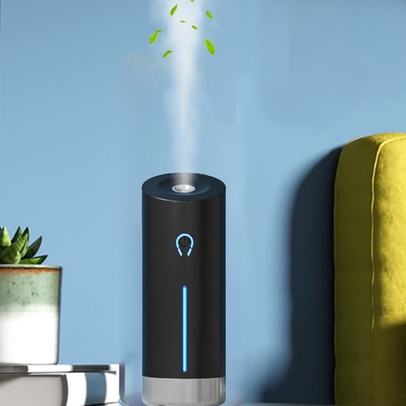 Waterless Essential Oil Diffuser,50ml Smart Aromatherapy Scent Diffuser with APP & Touch Screen,for Home,Office, Hotel Collection,Commercial|Large Room Oil Diffuser Covers,2.17"x5.91",Black