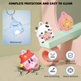 thumbnail image 2 of AirTag Cartoon Protective Case，4 Pack MOWYEOK Waterproof Air Tag Necklace for Kids, Adjustable Hidden AirTag Holder for Apple Air Tag Kids Case with Key Ring, 2 of 7