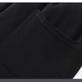 thumbnail image 2 of Nnhblu White Men's Fleece Sweatpants Sherpa Lined Sweatpants Winter Warm Pants Lounge Athletic Stright Leg Pants with Drawstring Pockets Thicked Fleece, 2 of 4