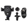 thumbnail image 2 of Car Wireless Charger, Easy To Install 360 Degree Rotatable Fast Charging 15W Car Wireless Charger Holder Automatic Identify  for Vent, 2 of 7